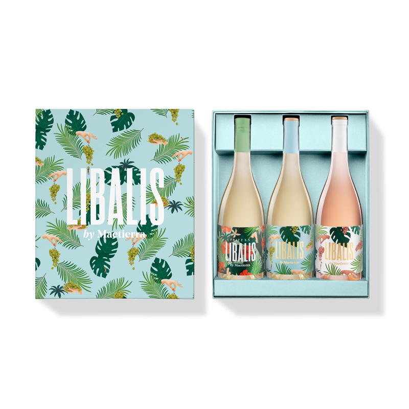 Estuche Libalis 3 botellas (White, Rosé y Frizz)