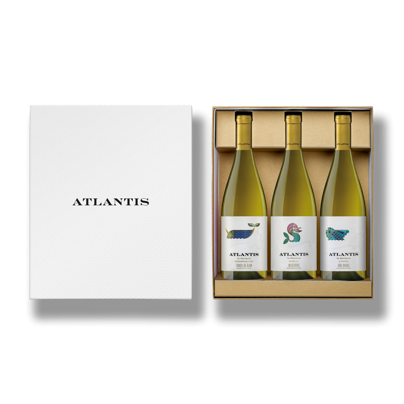 Estuche Atlantis (Txakoli - Godello - Albariño)