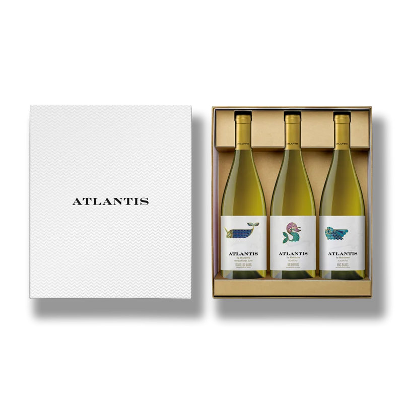 Estuche Atlantis (Txakoli - Godello - Albariño)