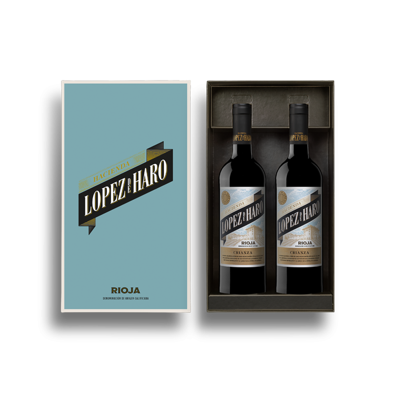 Estuche Hacienda López de Haro (2 Crianza)