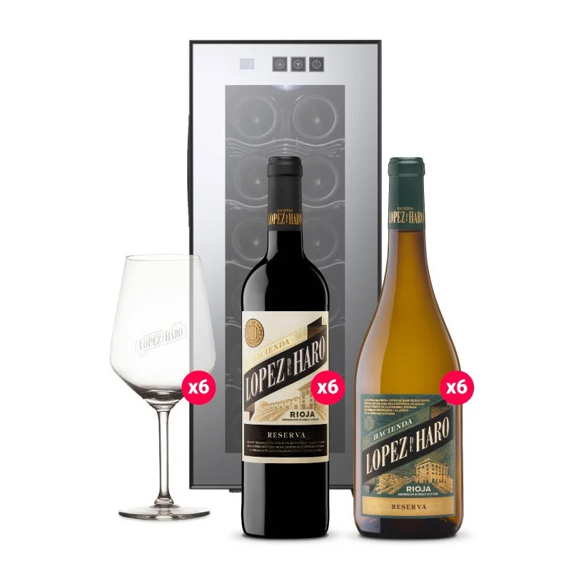Vinoteca + Pack de Vino HLH Premium